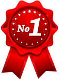 Number one badge